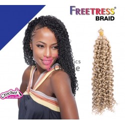 Extensie de par afro Bohemian Crochet Braid FreeTress de 50 cm Blond Inchis Ash Cod FT24